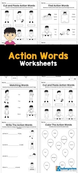 Helping young children express their actions and feelings can be a great way to empower their communication. In these action words worksheets tailored for kindergarteners, they learn different verbs to express things pe...  freehomeschooldeals.com/printable-acti…