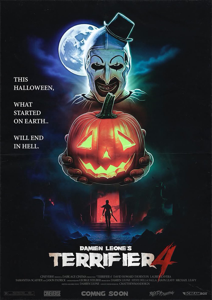 TERRIFIER 4 estreia oficialmente em 2026