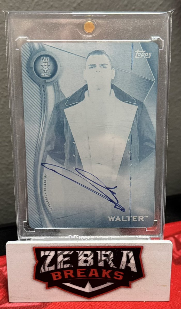 TopofCard's tweet image. A DOUBLE #wrestlingcardwednesday this week!
2 Pickups from the past week!
Didn’t think I’d ever see any RC 1/1’s ever!
2019 @Topps WWE Walter (Gunther) 1/1 Printing Plate RC Auto
AND..
2025 Topps Finest Masters /10 Gunther Auto!
#wwe #wrestling #raw #smackdown #nxt