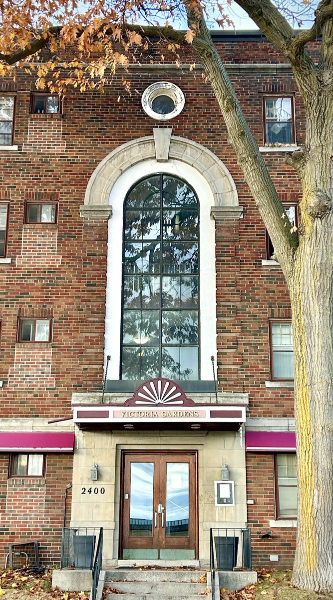 The Victoria Garden Apartments at 2400 Queen St E, built 1931. 
#WindowsOnWednesday
