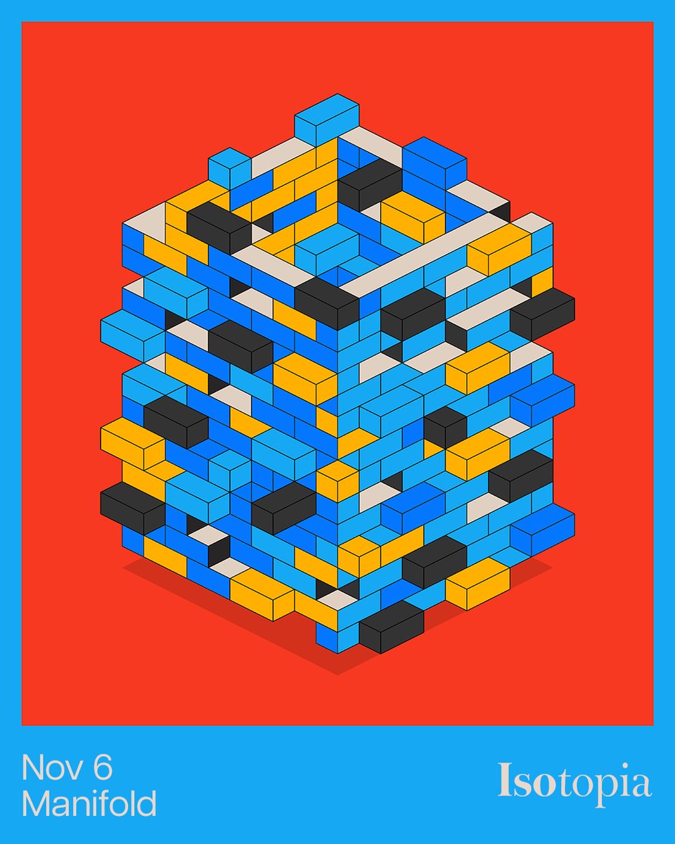 Isotopia is back!
I'll drop a new piece on <a href="/manifoldxyz/">manifold.xyz</a> tomorrow