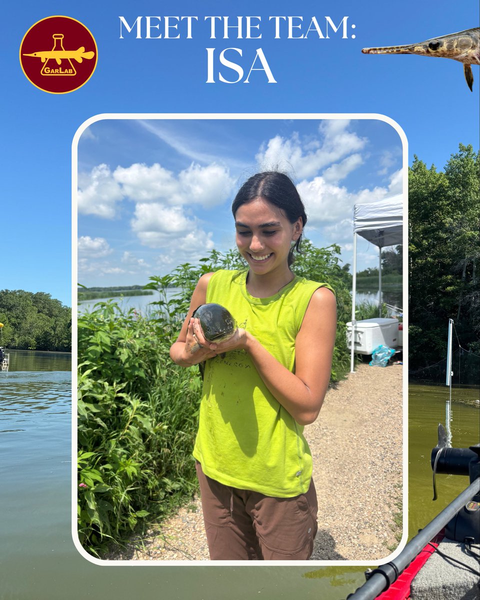 TheGarLab's tweet image. Meet #GarLab member Isa Terzian!
Isa is a graduate of the University of MN and is passionate about inspiring others to see the environment through a more curious, caring lens. She’s worked on projects that blend science communication, storytelling, and creative outreach. #GarWeek