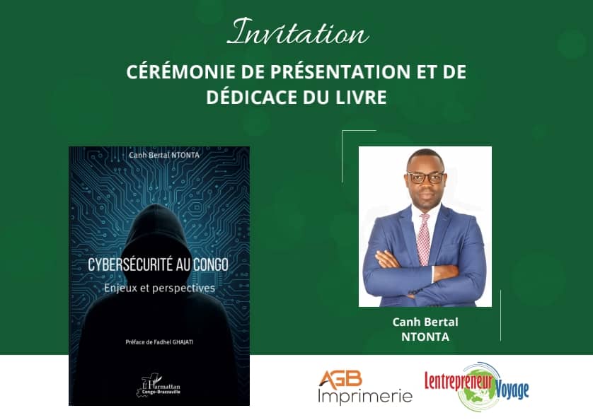 J'ai reçu en audience M. Nton­ta Canh Bertal, un jeune Congolais de la diaspora, consultant international en cybersécurité et expert en gouvernance, risques et conformité (GRC), venu me présenter son ouvrage “Cybersécurité au Congo : Enjeux et perspectives”.

L’ouvrage est