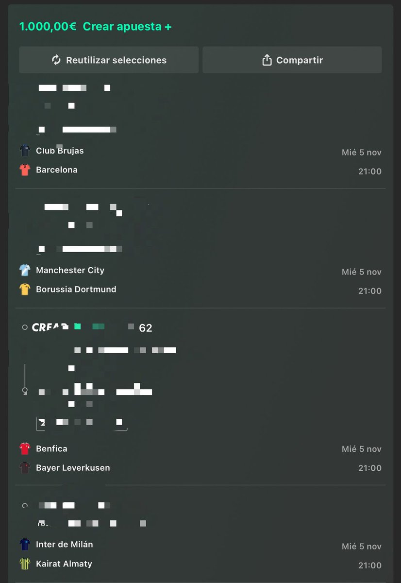 AdrianLipe's tweet image. 💥 CRAZY COMBI CHAMPIONS 🔒 💥

La tengo preparada…
Cuota 60 😳
Una locura total de la noche europea ⚽️🏆

Pero antes quiero ver a la familia WEST activa 💚

👉 100 ❤️ y 100 🔁

¿Lo hacemos o no lo hacemos, familia? 💣
👉 bit.ly/TeamWestXNovie…