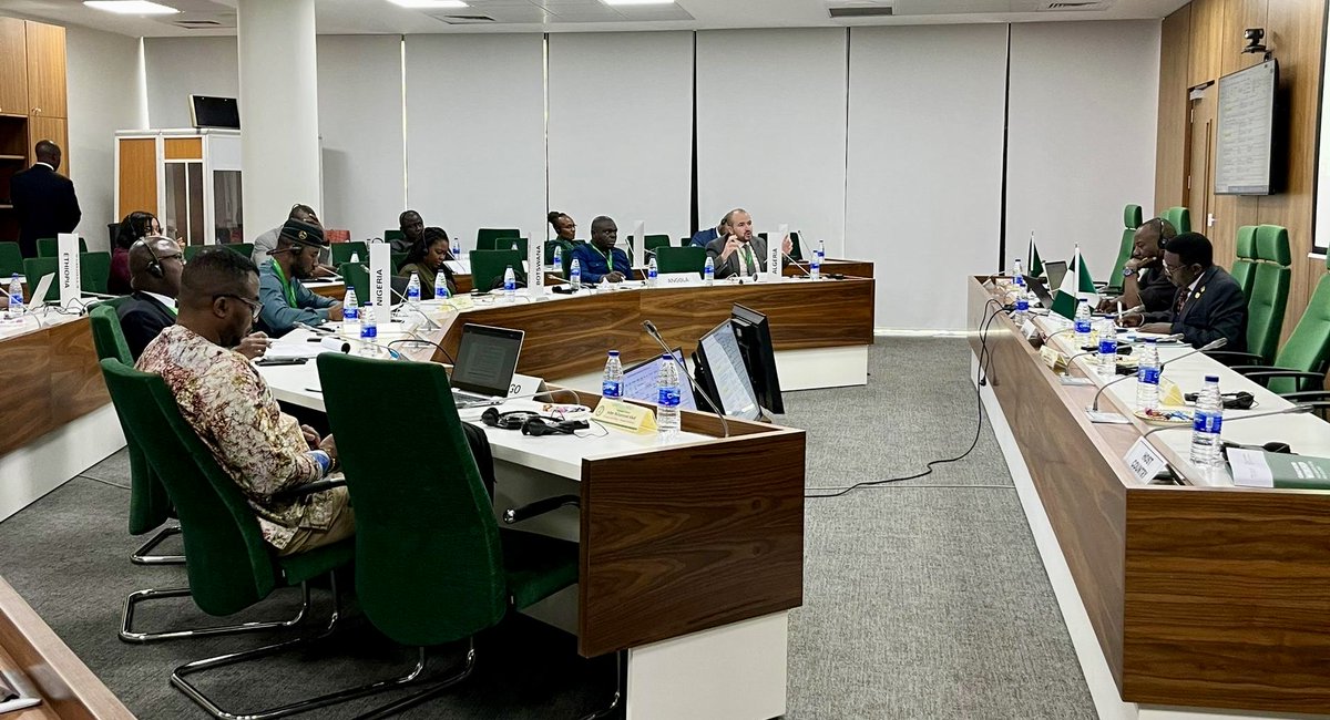 AUC_PAPS's tweet photo. The Committee of Experts of the #AUPSC continues its two-day workshop today, at the Nigerian National Counterterrorism Center in #Abuja 🇳🇬, ahead of the 17th #PSCAnnualRetreat on the Review of its #WorkingMethods (6–7 November 2025).

Today’s Discussions focused on:
1️⃣ Development of the draft #PSC Indicative Annual Programme of Work for 2026;
2️⃣ Preparations for the 17th #PSCAnnualRetreat; and
3️⃣ Consideration and adoption of the Draft Report of the #PSC Capacity Building Programme.