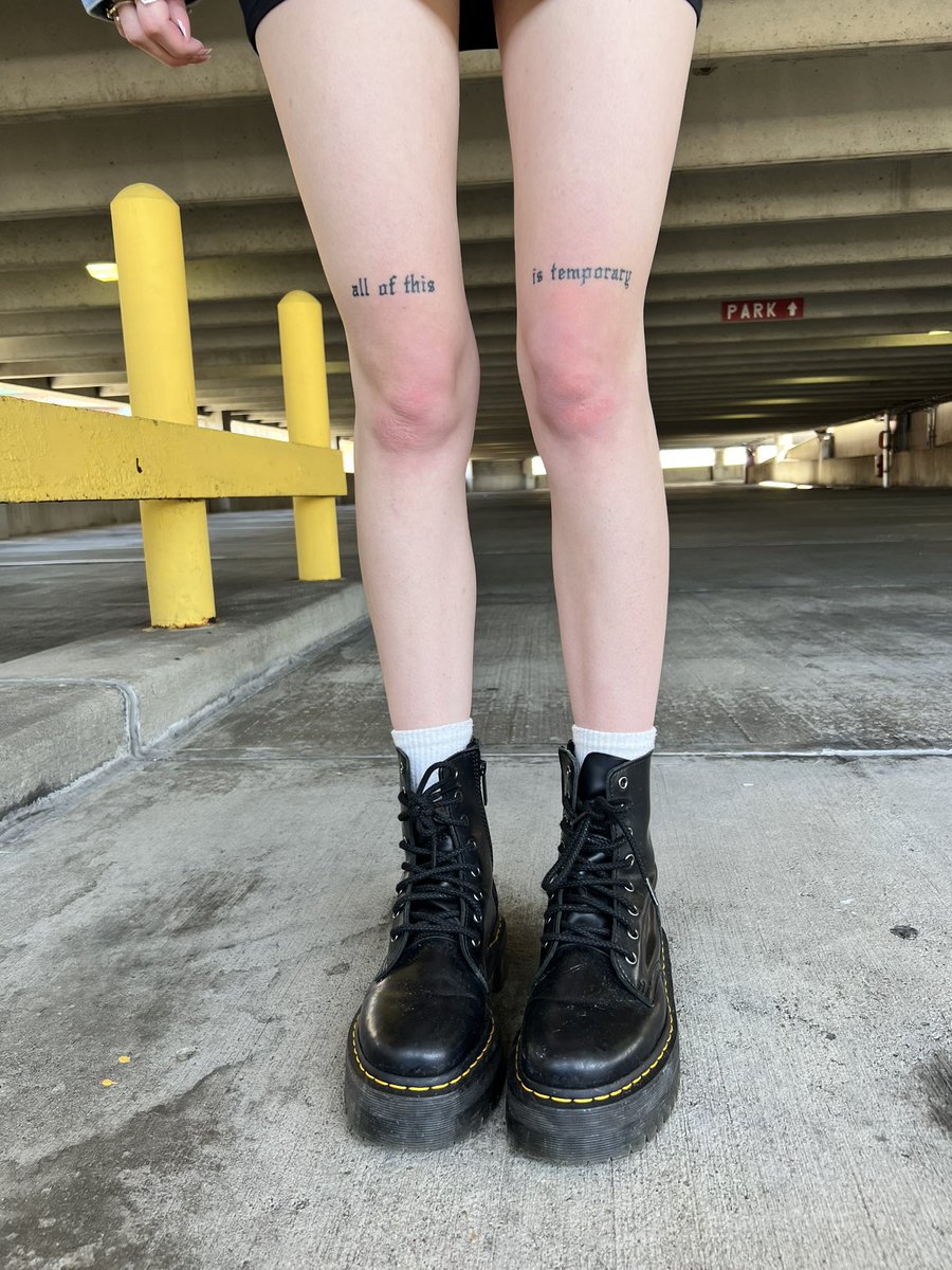 jstneedeveryone's tweet photo. big day for me yesterday (i saw both songs that inspired my halsey tattoos in the same night) #BackToBadlands https://t.co/I3WP0VoX1B