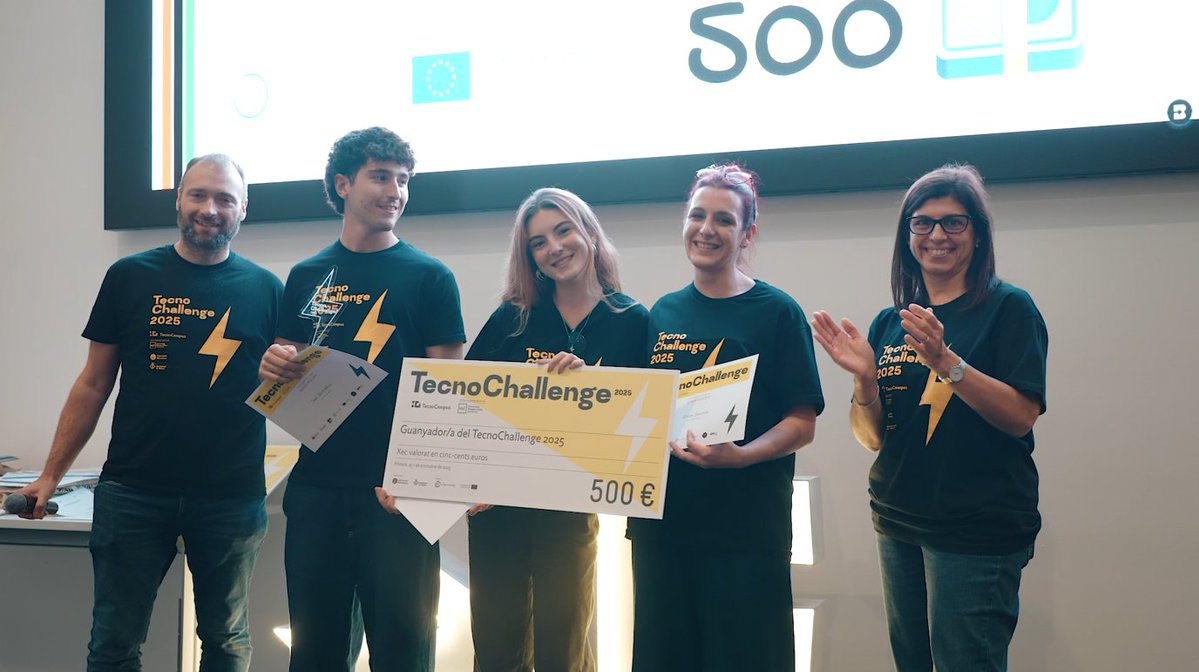 TecnoCampus's tweet image. 📣 #Notícia | El #TecnoChallenge reuneix 70 estudiants per debatre solucions accessibles a la informació pública, desenvolupar les competències emprenedores i intraprenedores dels estudiants, potenciar el vincle empresa-universitat.

📰 Més informació⤵️
tecnocampus.cat/noticias-ca/el…