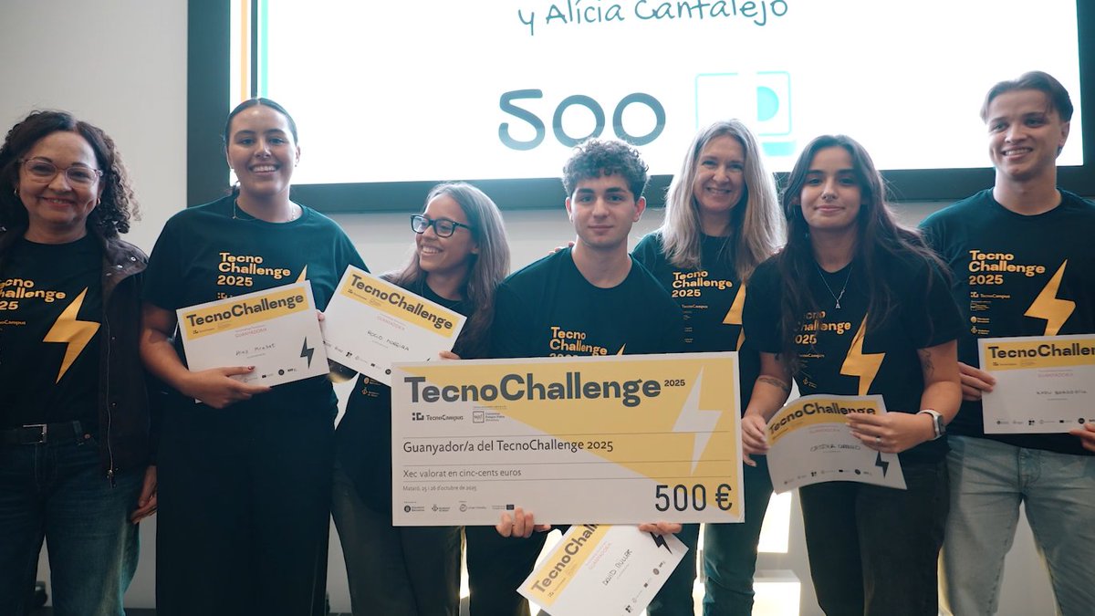 TecnoCampus's tweet image. 📣 #Notícia | El #TecnoChallenge reuneix 70 estudiants per debatre solucions accessibles a la informació pública, desenvolupar les competències emprenedores i intraprenedores dels estudiants, potenciar el vincle empresa-universitat.

📰 Més informació⤵️
tecnocampus.cat/noticias-ca/el…