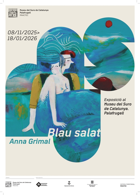 El <a href="/Museu_del_Suro/">Museu del Suro de Catalunya</a> de Catalunya inaugura la mostra “Blau salat” de l’artista <a href="/annagrimal/">Anna Grimal</a>: revistabaixemporda.cat/el-museu-del-s…