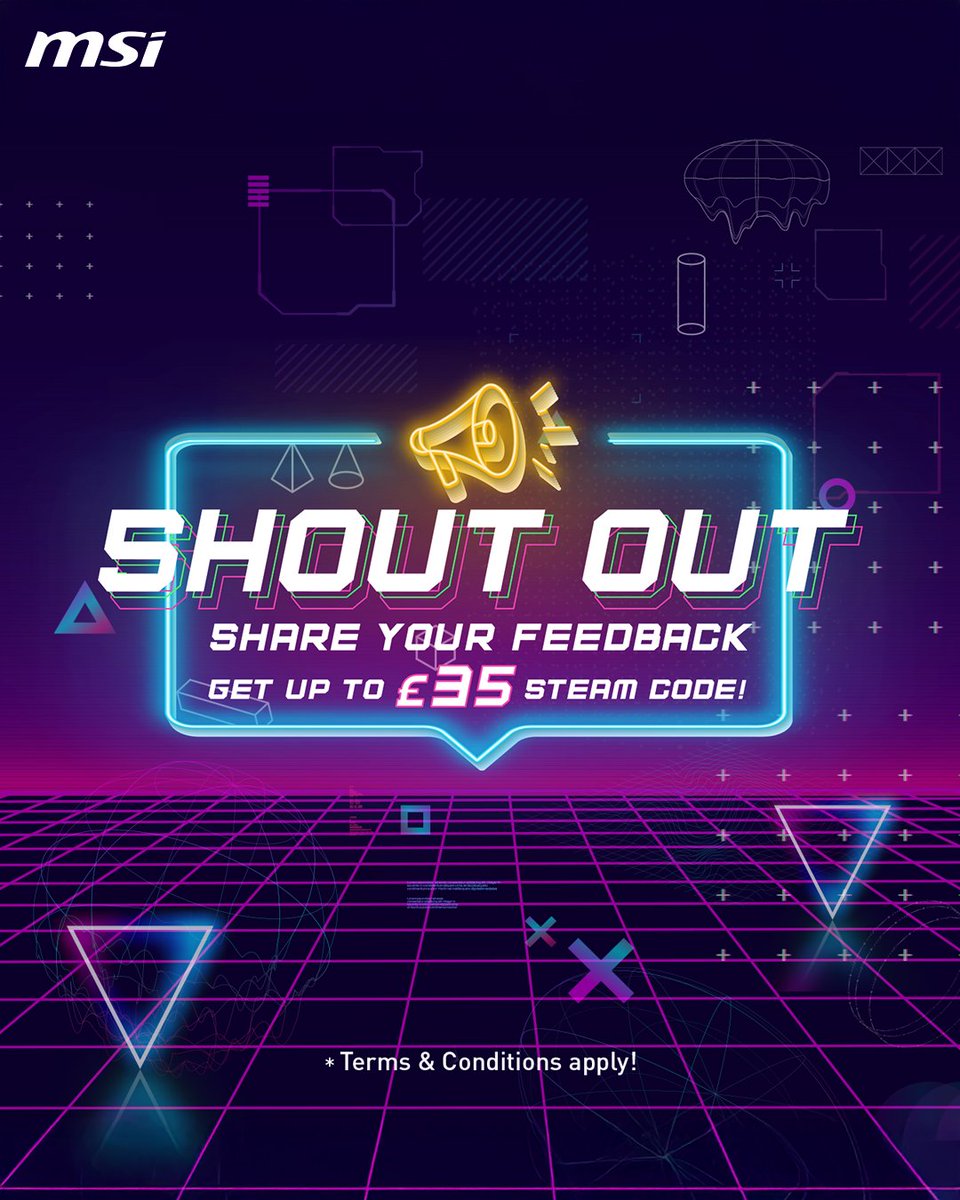 Got an MSI motherboard, cooler, case, or PSU from AWD-IT? Nice.

Now get rewarded for actually having good taste.

🖊 Leave a review of your eligible product
📩 Submit it through the MSI Member Centre
🎮 Grab up to £35 in Steam Wallet codes

Promotion runs 01/10/25 – 31/12/25.