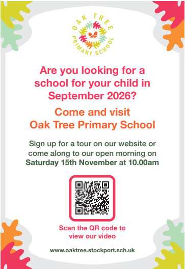 Oak Tree Primary School (@oaktreecheadle) on Twitter photo 