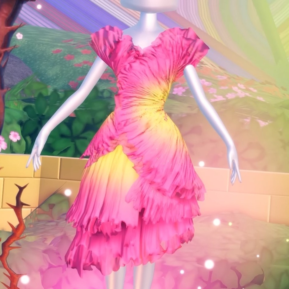 studiozac's tweet image. btw idk if you guys noticed but we fixed your concerns over the ozdust ball dress 🫧✨