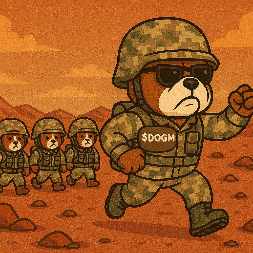 dogm_dogsonmars's tweet image. Training never stops for the DOGMonauts 🐶
Drills, discipline, and daily memes — that’s how we prepare for Mars 🪐

Every bark is a battle cry. Every holder a soldier. 🚀

$DOGM | #BSC #memecoin #CryptoMarket #BTC