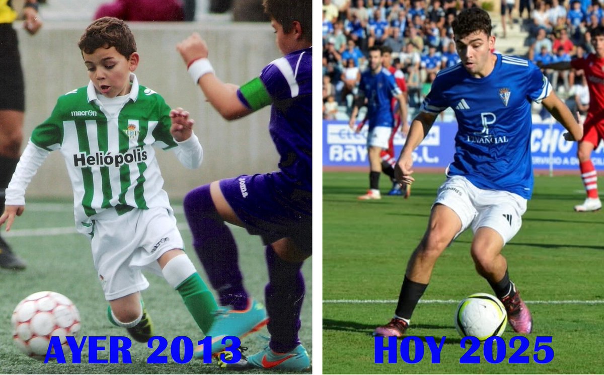 AYER Y HOY de Miguelito Alconchel.
En 2013 Alevín del Real Betis, donde ya despuntaba maneras. 
En 2025  es jugador del primer equipo del <a href="/_CDSanFernando/">CD San Fernando 1940</a>. Ya nos ha levantado de nuestros asientos con su regate y su infinita calidad. Vamos a disfrutar mucho de su talentazo.