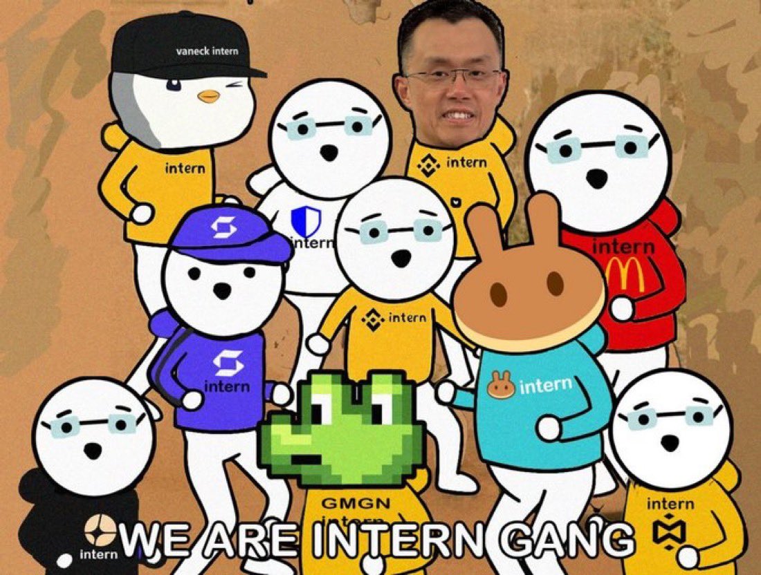 $INTERN is my favorite beta play to $GIGGLE

Same mission with a funny relatable meme of the year 

$INTERN SZN. 

0xb8A3C1Aa7Fd236029f66Bf7cd7ceA51e8368940b