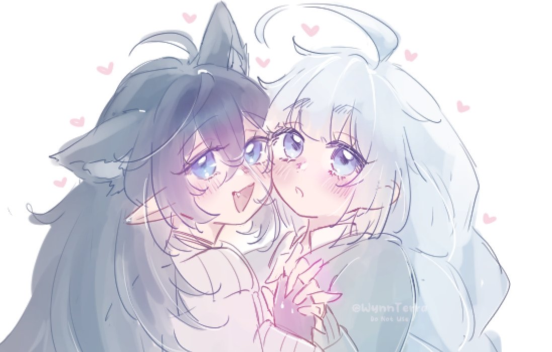 👩‍❤️‍💋‍👩🩵
#Alyssart #WynnieCore