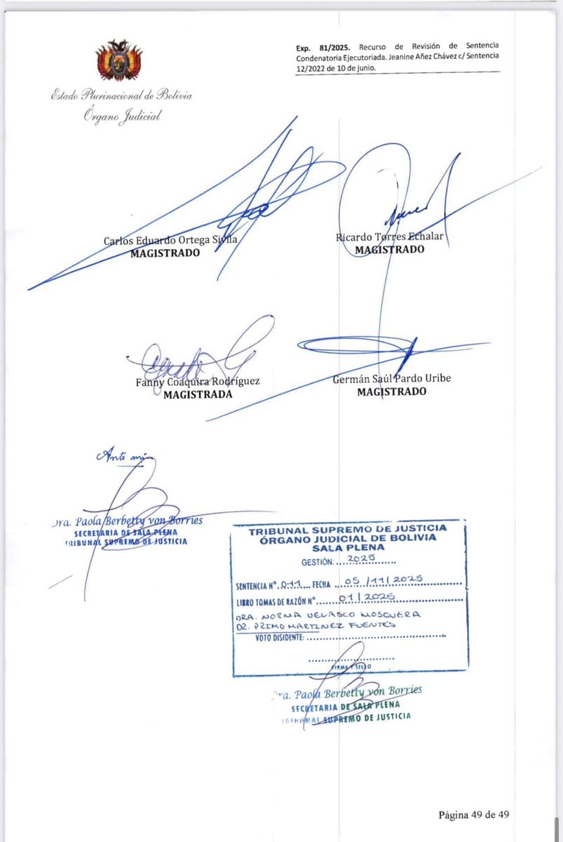 aropealejandra's tweet photo. #deÚltimo| Expresidente #JeanineAñez, espera su #libertad en la cárcel de Miraflores tras la #anulación de su #sentencia del caso #Golpe2. https://t.co/fM0f3QjrTe