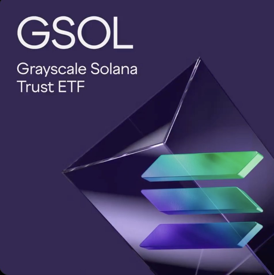 🚨NEWS: <a href="/Grayscale/">Grayscale</a> has dropped its 0.35% sponsor fee to 0% and reduced staking fees for its @Solana Trust ETF ($GSOL) for up to 3 months or until $1B AUM.

$GSOL now stakes up to 100% of its SOL at a 7.23% gross rewards rate, holding $102M AUM.