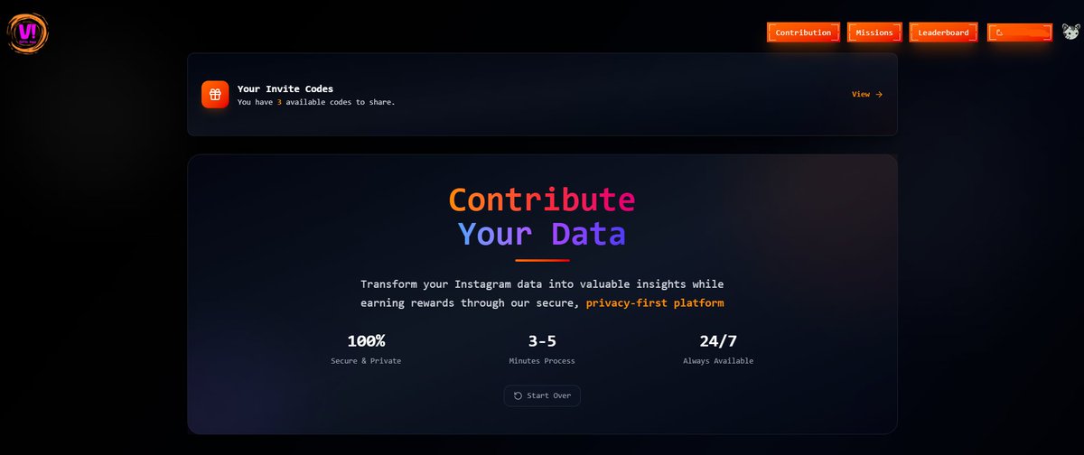Selamlar <a href="/vana/">vana</a> dao platformuna giriş için kod arayan var ise 3 adet kod mevcut aşağıya bırakıyorum. <a href="/v_on_vana/">V</a> 
Site linki: vdatadao.xyz/contribution
Kodlar
1- 1YOUAU8M
2- WDPSORYD
3- V6SMGIHZ