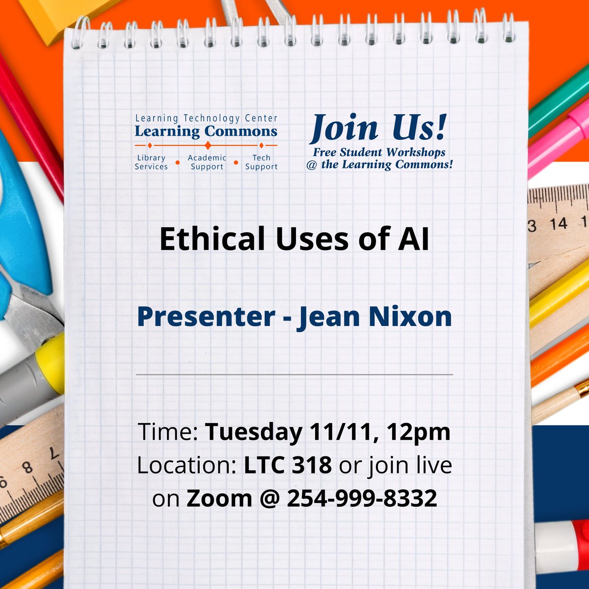 MCC_Lib's tweet image. Learn more about the FREE resources on MCC’s Campus.  We hope to see you at this free event. #McLennanCommunityCollege #MCCLearningCommons