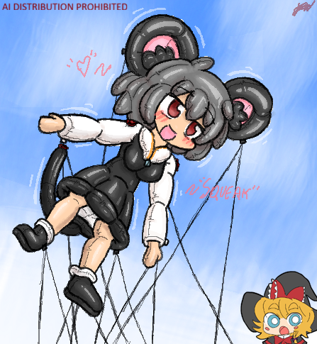 Friend wanted a Cookie Star related Balloon Art so here's a NYN