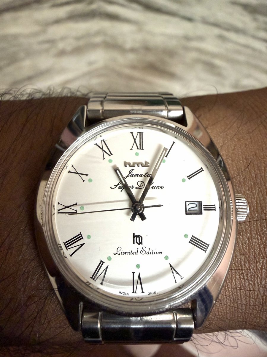 Bought this from the HMT store in Bangalore, beginning of this year.