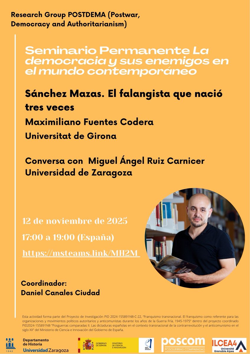 Research Group POSTDEMA tweet media