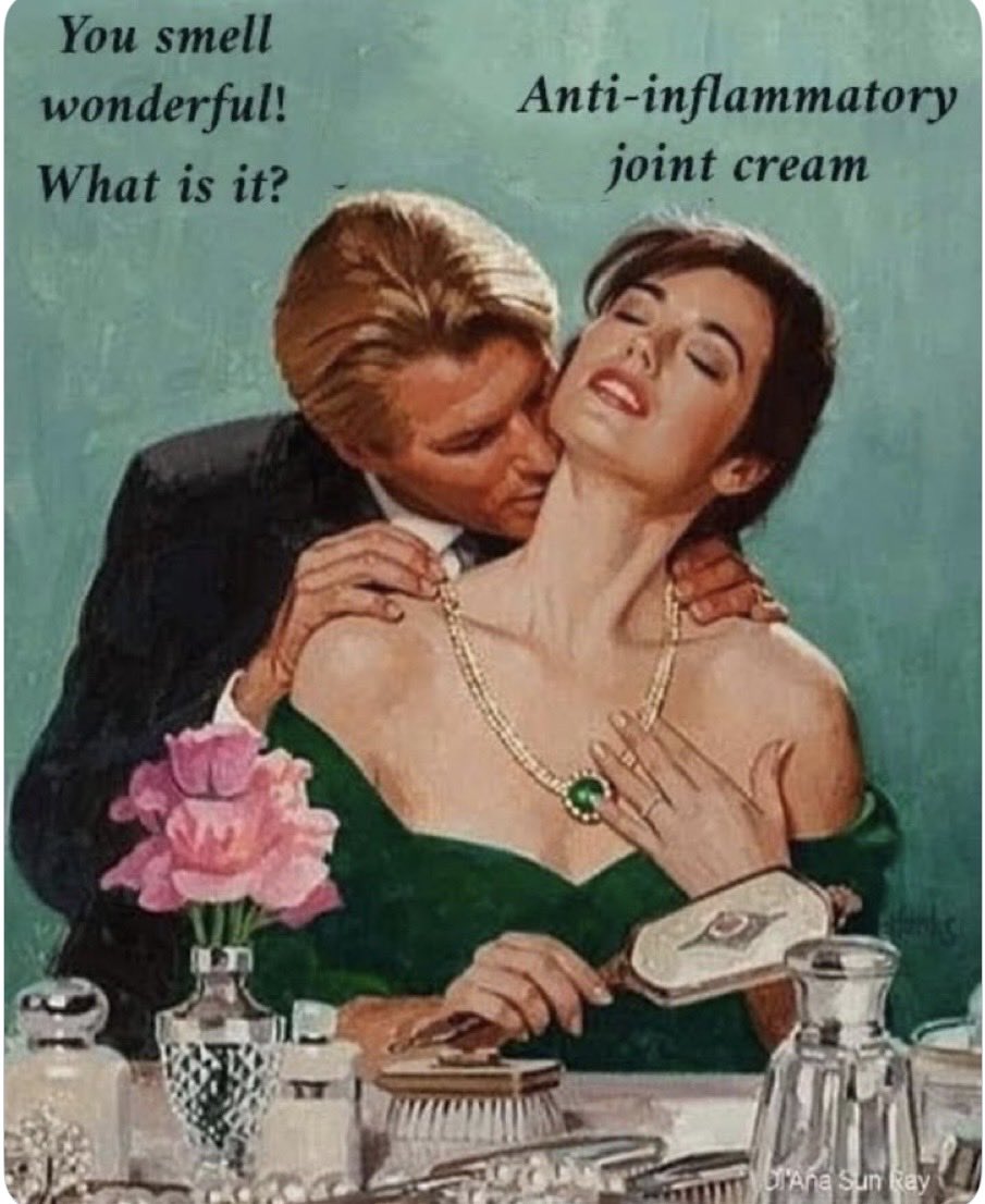 The story of my life since I turned 50. 😢🩼