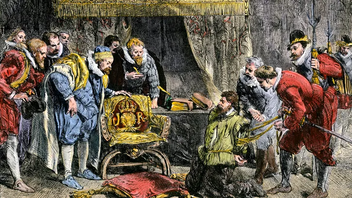 TammiMinoski's tweet photo. #OTD 1605: Celebrated with fireworks as #GuyFawkesDay, this English holiday marks the anniversary of the #GunpowderPlot, when Roman Catholics led by Robert Catesby tried to blow up Parliament, the king, and his family. #EuropeanHistory https://t.co/aKC7d0cwKZ