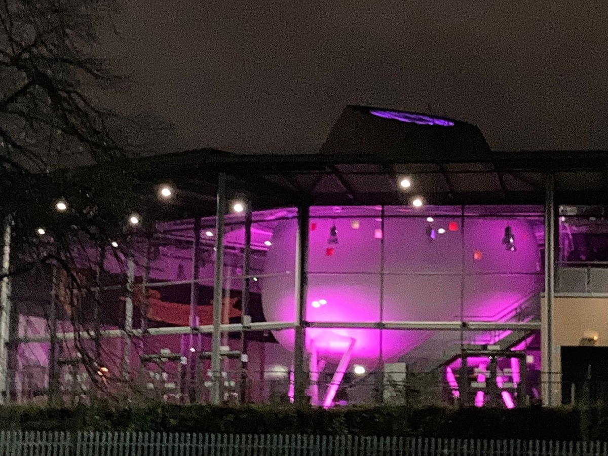 Tonight our Oratory is lit up in memory of Carol Ann Purdon, Tyla Neve Malone, Stuart Laing, Patricia Sherry, Lynsey McDowell &amp; Claire McGeever🙏 

Eternal rest grant unto them, O Lord, and let perpetual light shine upon them💜

<a href="/SPTA_HS/">SPTA</a> #MonthOfTheHolySouls #FaithInAction