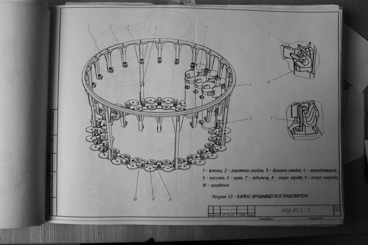 T-95 manual album drawings