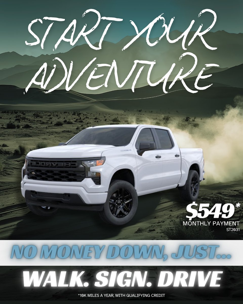 Silverado style, budget smile.😀
Start your adventure at:
☎️910-455-2121
🚪1408 Western Blvd * Jacksonville, NC
marinechevy.com/.../new-2025-c…
#marinechevy #truckcapital #silverado #lease
#jacksonvillenc #camplejeune