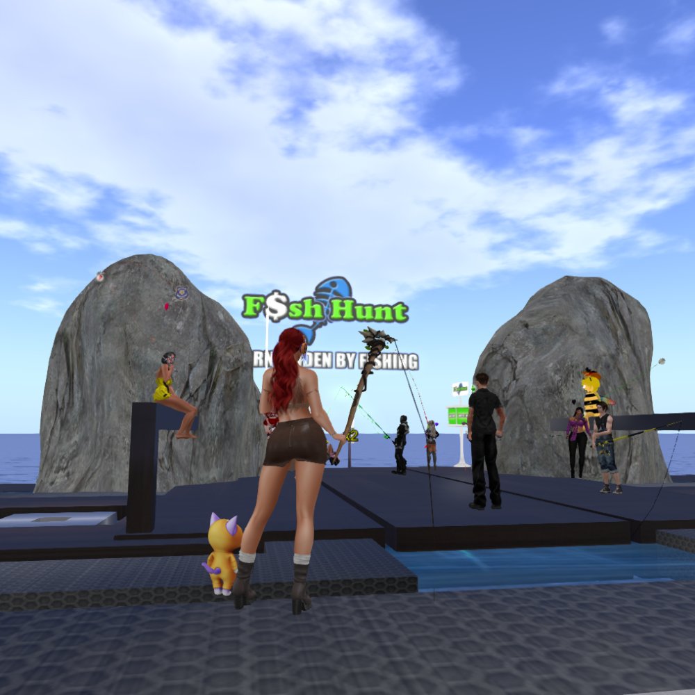 SpringEiren's tweet image. If Meep is hanging around with me on Pet Day, we&apos;re in a place where we can both fish and play... 🎣😺
A crowded 2x fish event at Nebula Games...

maps.secondlife.com/secondlife/Neb…

#SecondLife #FishHunt #SL #LGH #CyberSociety