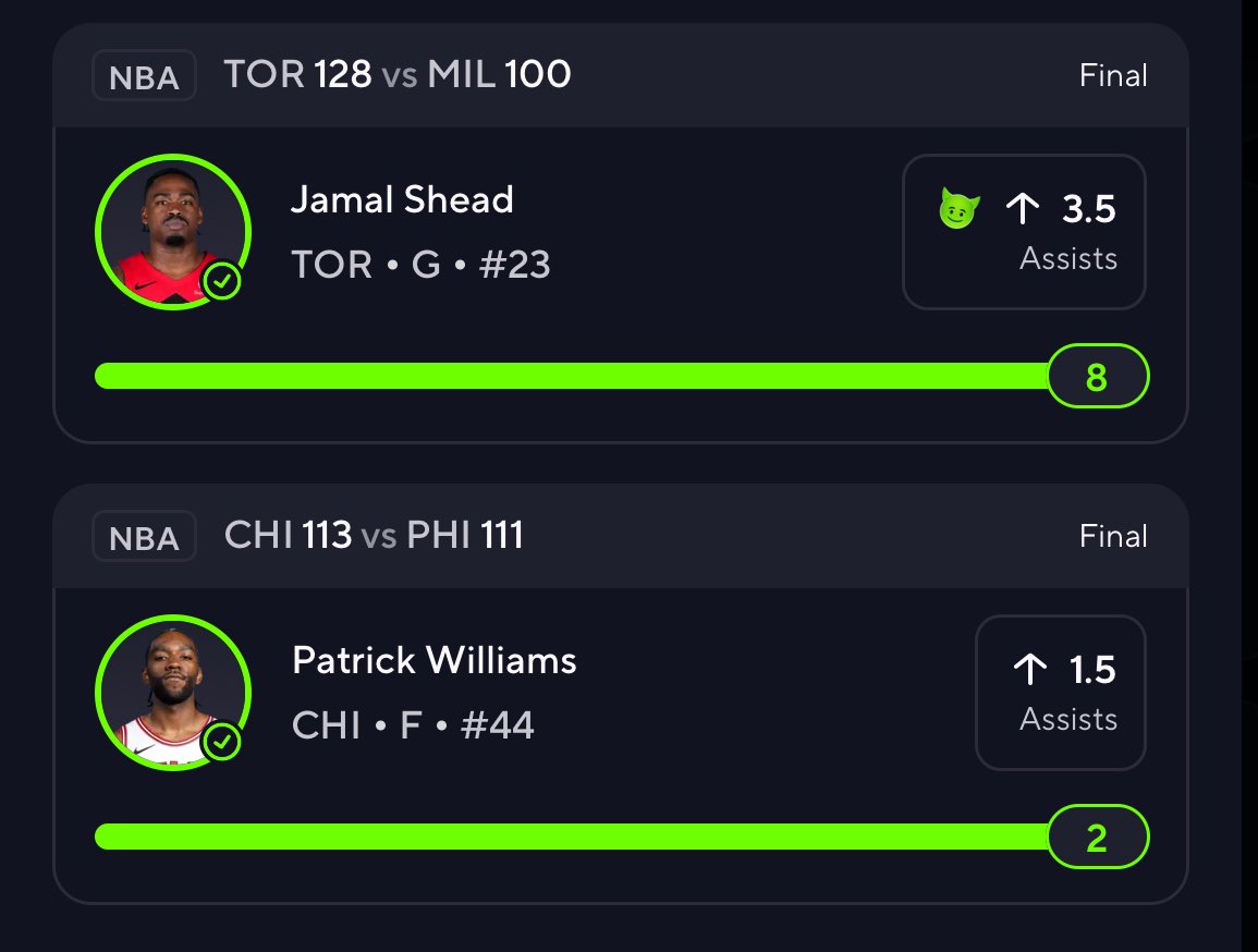 My gc has been getting green slip after green slip ! ✅

Make sure to join the chat to get today’s picks today ! 😝

Dropping today’s picks in 15 mins ! 🔥

Join now 👇👇

winible.com/twopickqueen