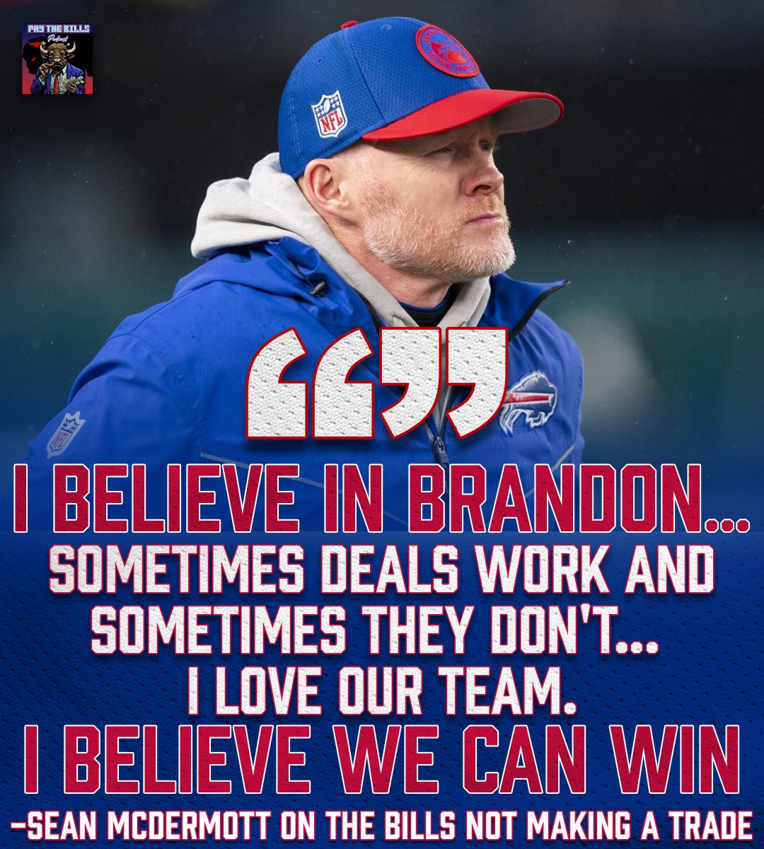 Trust the process. 

#BillsMafia