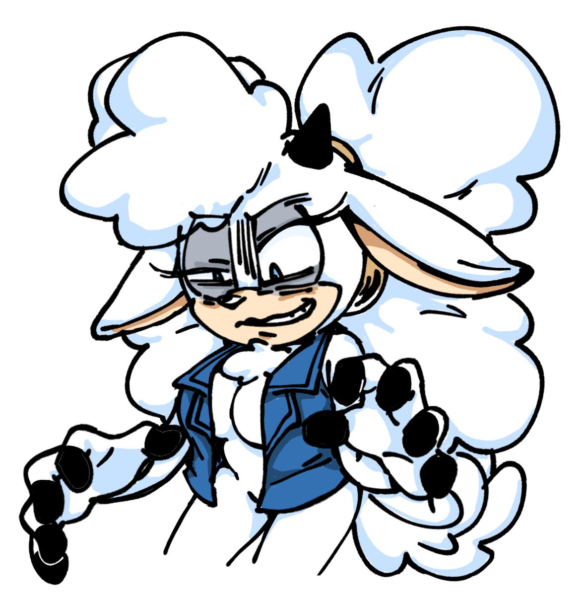 Tan0ki's tweet photo. I MADE IT #Lanolin #sonicfanart https://t.co/FnJs5uL9w0