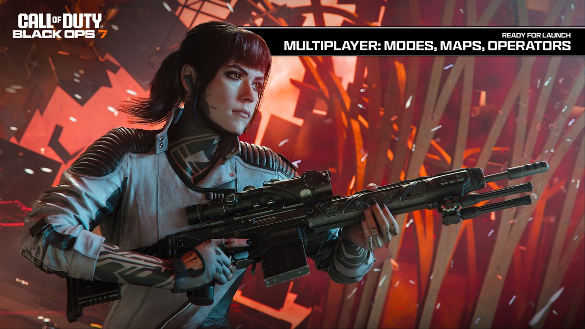 Lock in. The full scope of Black Ops 7 Launch Maps and Multiplayer Modes is here 👇

🗺️ 19 Maps in Black Ops 7 before Season 01
⚔️ Matchmaking where skill is minimally considered
🤝 Persistent lobbies to keep players together more often
💥 Variety of your favorite modes and