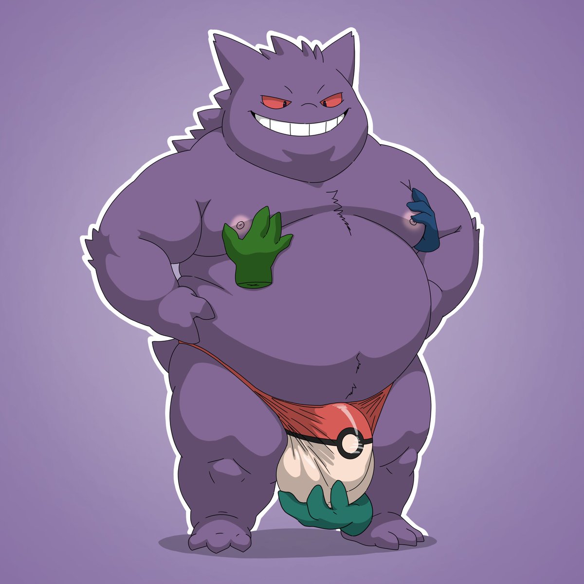 BobBellyBoy's tweet photo. Anonymous commission
Gengar https://t.co/kuFo12U9Qk