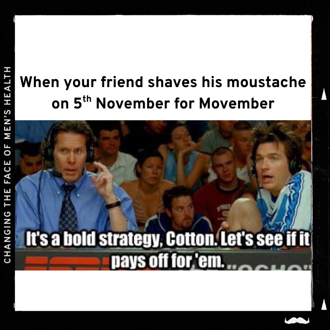 MovemberUK's tweet image. There&apos;s still time to shave down and sign up. You&apos;ll just have to grow your Mo a little bit quicker. 

Do it now: movember.com/register
