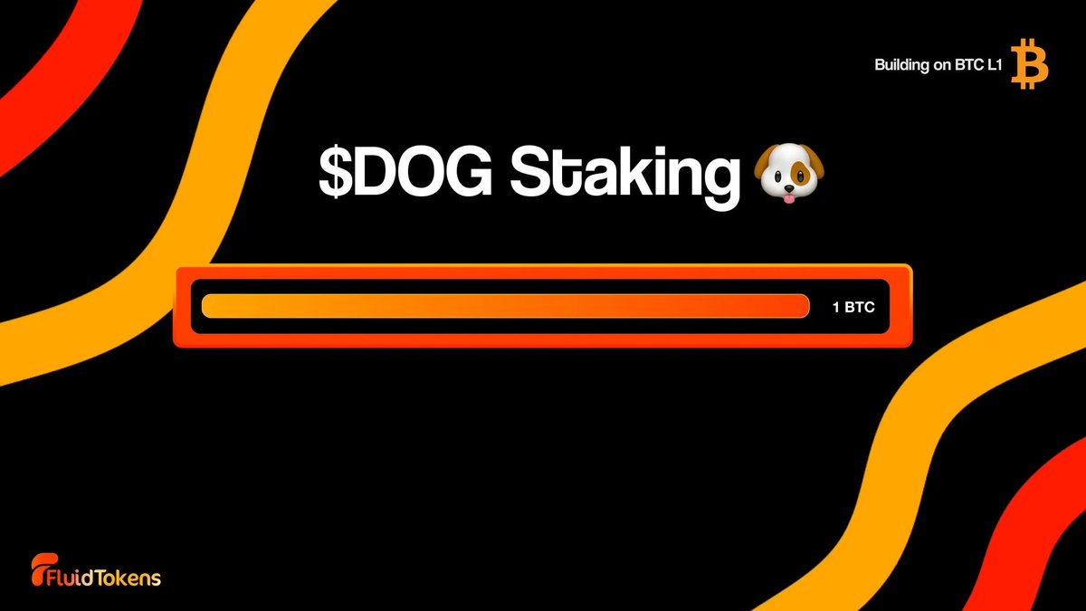 We’re at 0.94 $BTC of TVL for the $DOG staking vault!

This is shaping up to be the most successful vault launch to date, thanks to the amazing $DOG community 🐶

Wonder what will happen to the price action now that more than 60M $DOG have been staked 😈

Road to 1 BTC 👇