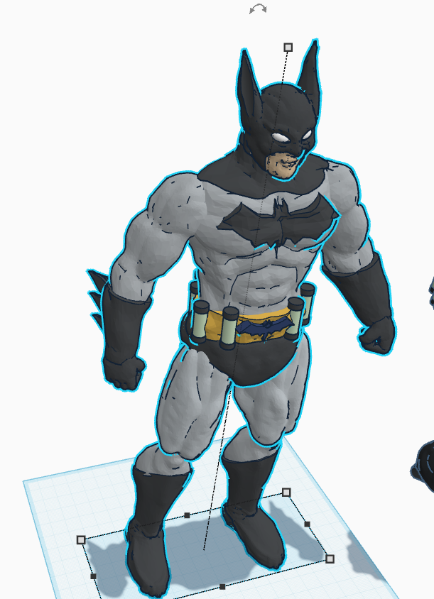 KrasherOx's tweet photo. #DetectiveComics,#Batman,#DarkKnight,#CapedCrusader,#Comics,#3DPrinting,#Tinkercad,#Meshmixer,#Autodesk,#DCComics,#Superhero,#バットマン、#スーパーヒーロー、#日本、#コミック,-Working on small details like the utility belt, cowl, and a resting, static cape... https://t.co/LH0rEgJyuf