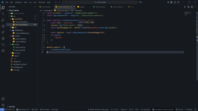 sharma_khushi2's tweet photo. Built AutoCap that now writes its own captions
AI just made posting smarter.
#AI #AutoCap #Innovation #WebDevelopment #Developers #JavaScript https://t.co/Adei75Kso9