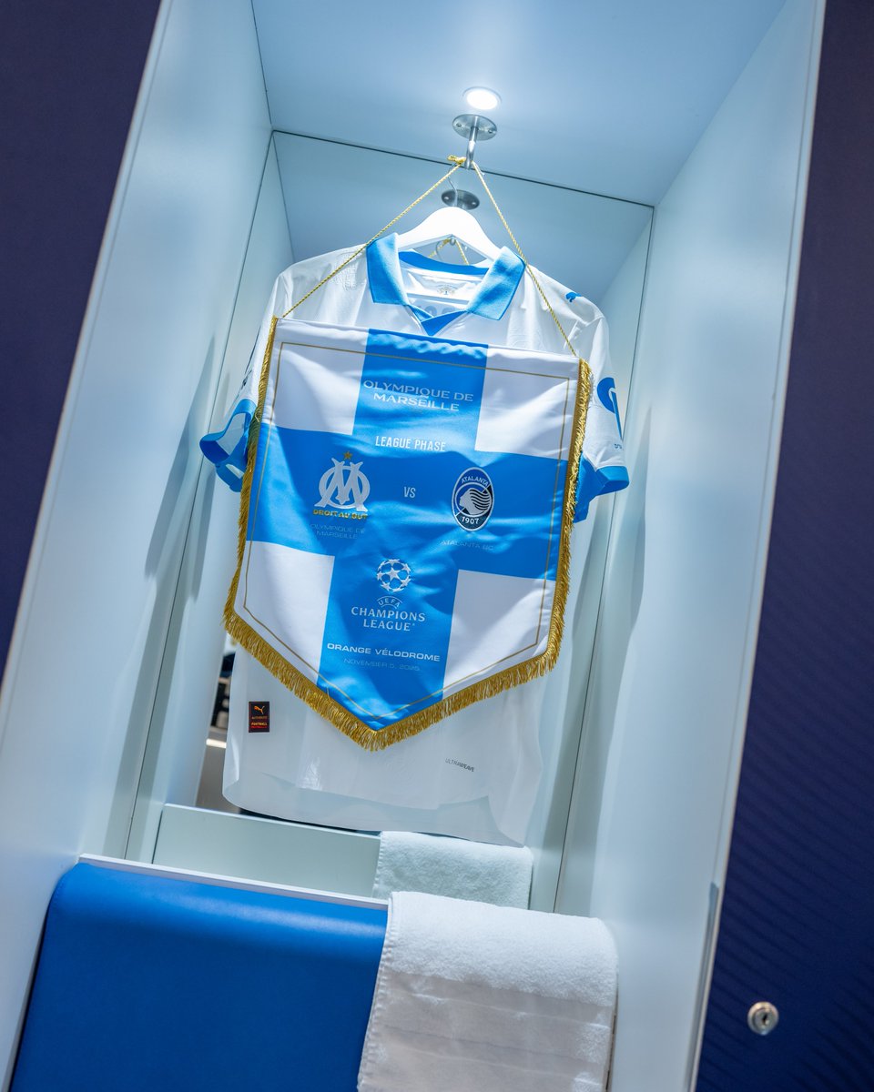 OM_Officiel's tweet image. Le 𝘃𝗲𝘀𝘁𝗶𝗮𝗶𝗿𝗲 est prêt à accueillir nos 𝐎𝐥𝐲𝐦𝐩𝐢𝐞𝐧𝐬 ! ✅ 👕 #OMAtalanta