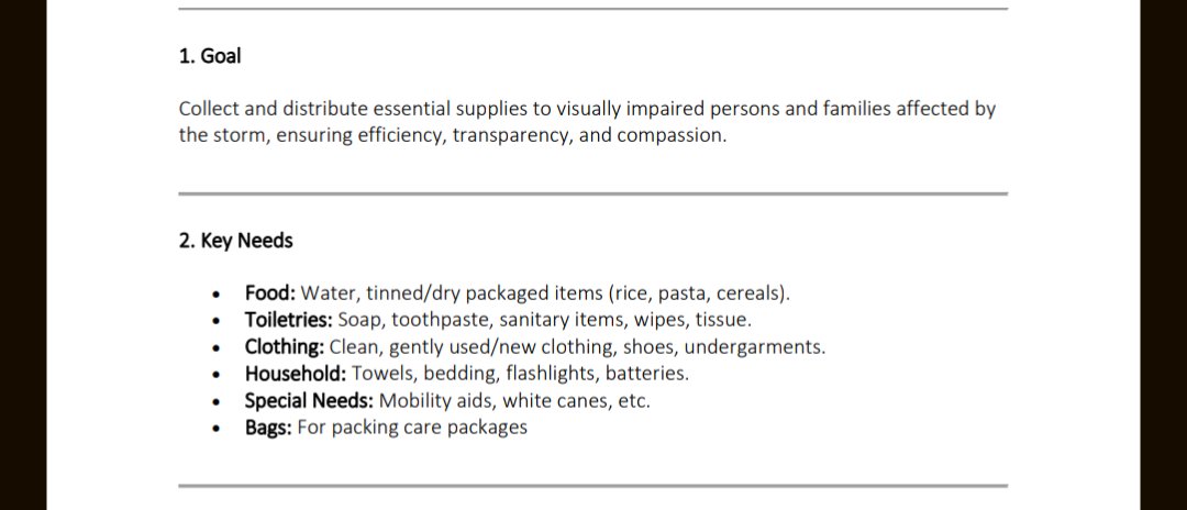 Here are the most urgent needs.