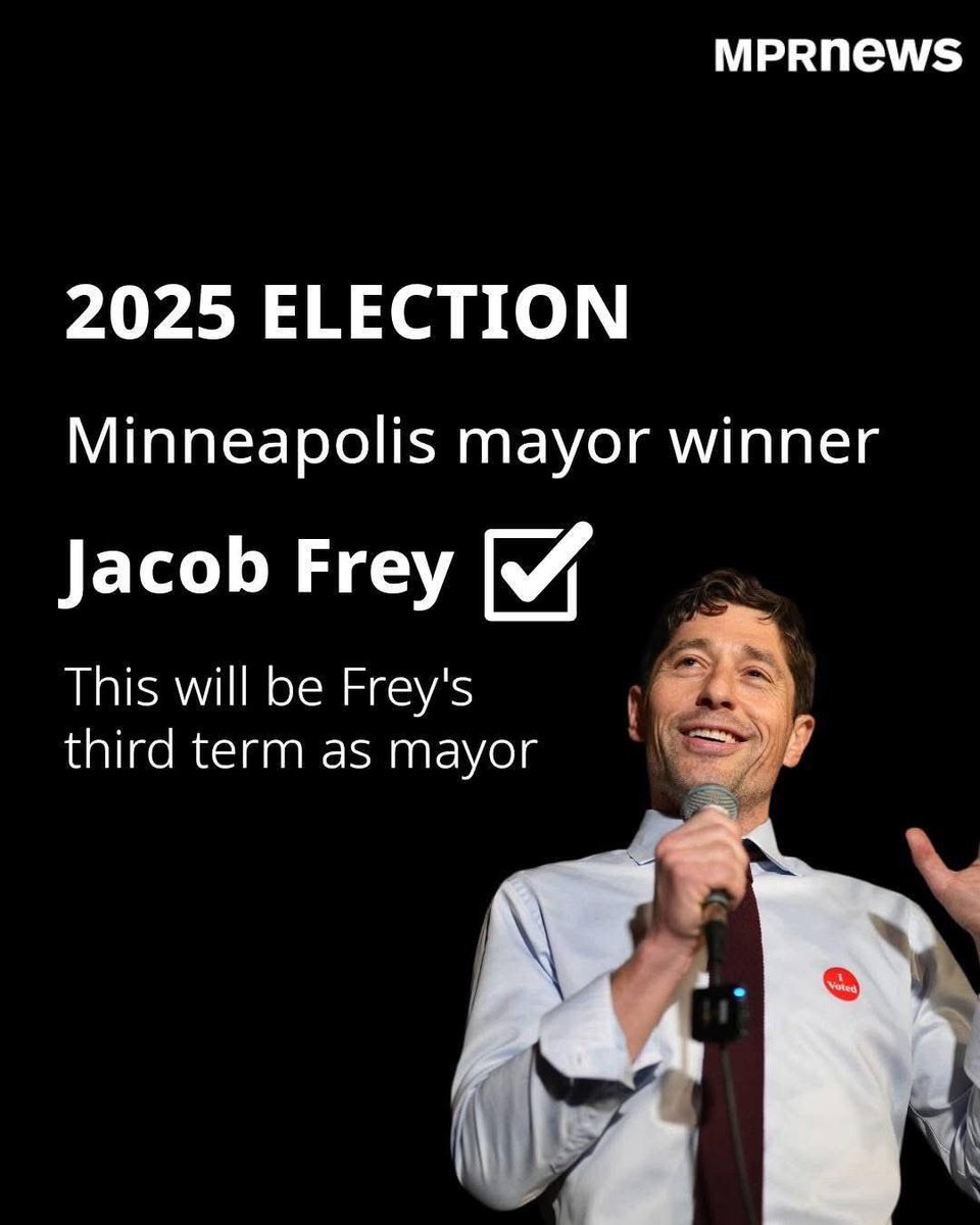 Confirmed : Minneapolis Mayor Jacob Frey wins reelection over democratic socialist Omar Fateh