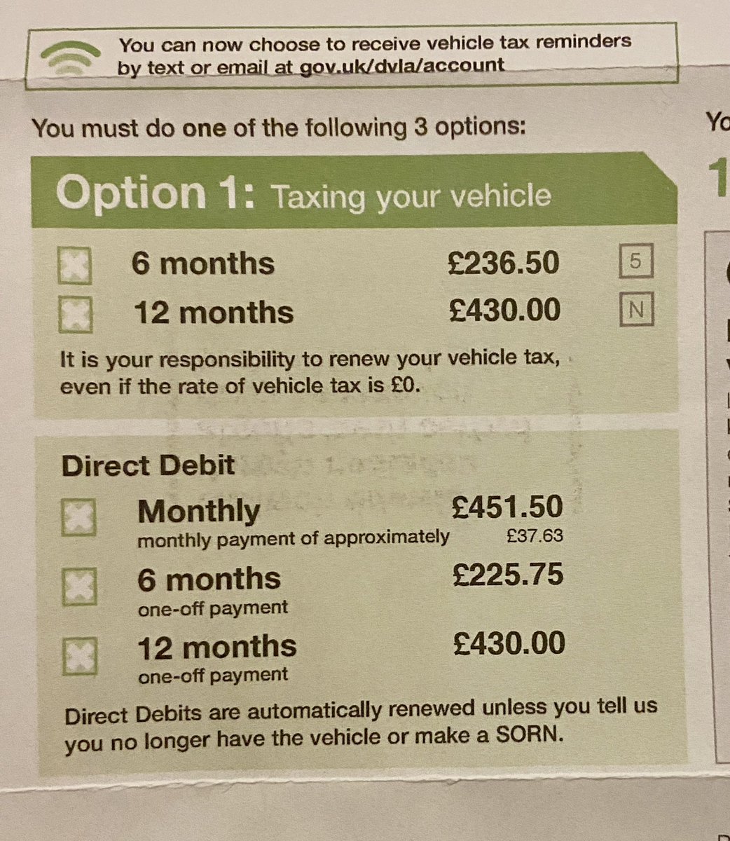 The British government is a drain on my resources.