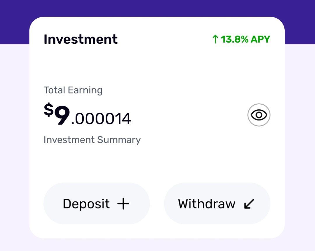 esteblock_dev's tweet image. @seevcash just integrated @defindex_ savings accounts — my balance is already compounding! 💸
DeFi meets real utility 🇬🇭

Want this in your wallet too? Reply below 👇