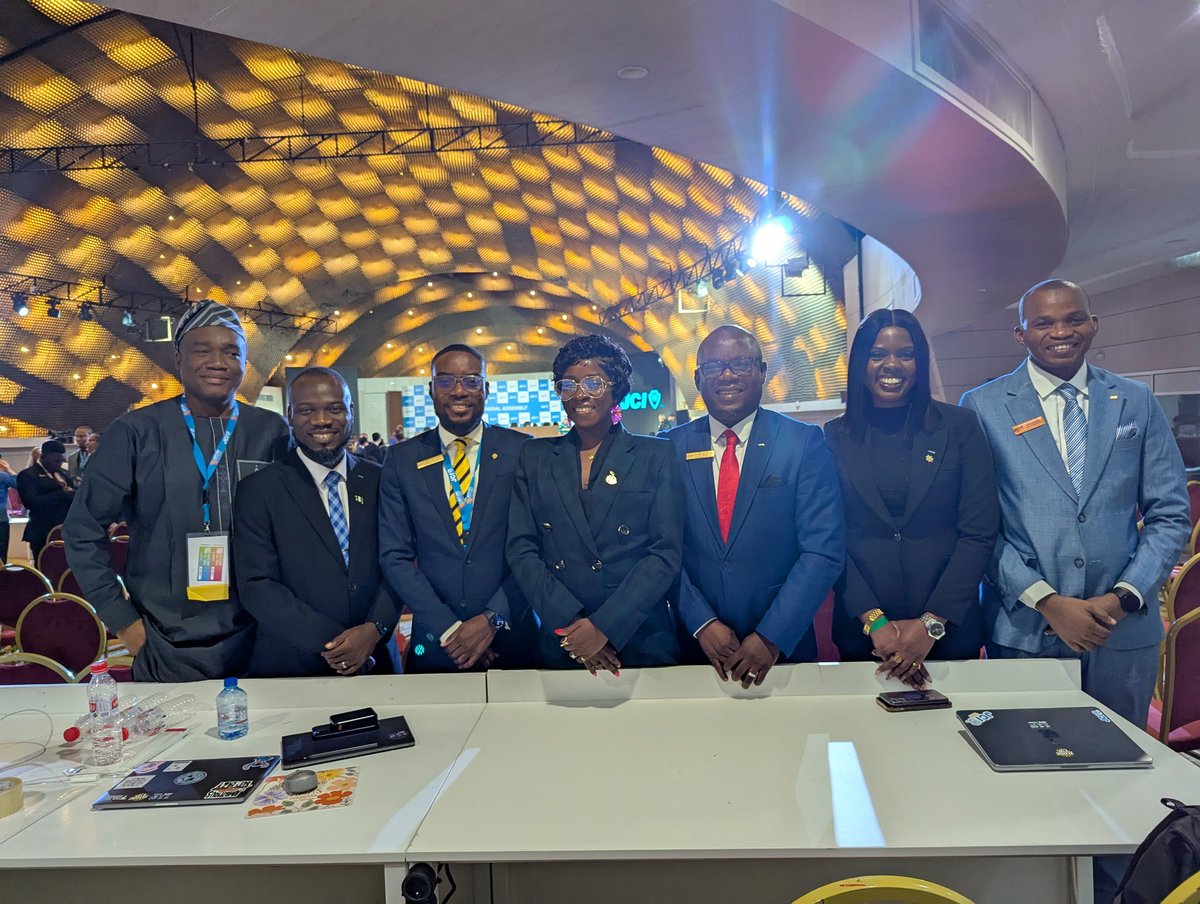 JCI_Abeokuta's tweet image. Abeokuta present at the Global stage!!!🥳 

JCI Sen. Sanni Babatunde Ajani live at JCI World Congress, Tunis. A gathering of exceptional leaders from over 120 countries around the world and JCI Abeokuta is present! 

#jciwc
#EngageElevateExcel
#JCIAbeokuta
#JCINigeria
#ELV8
#JCI
