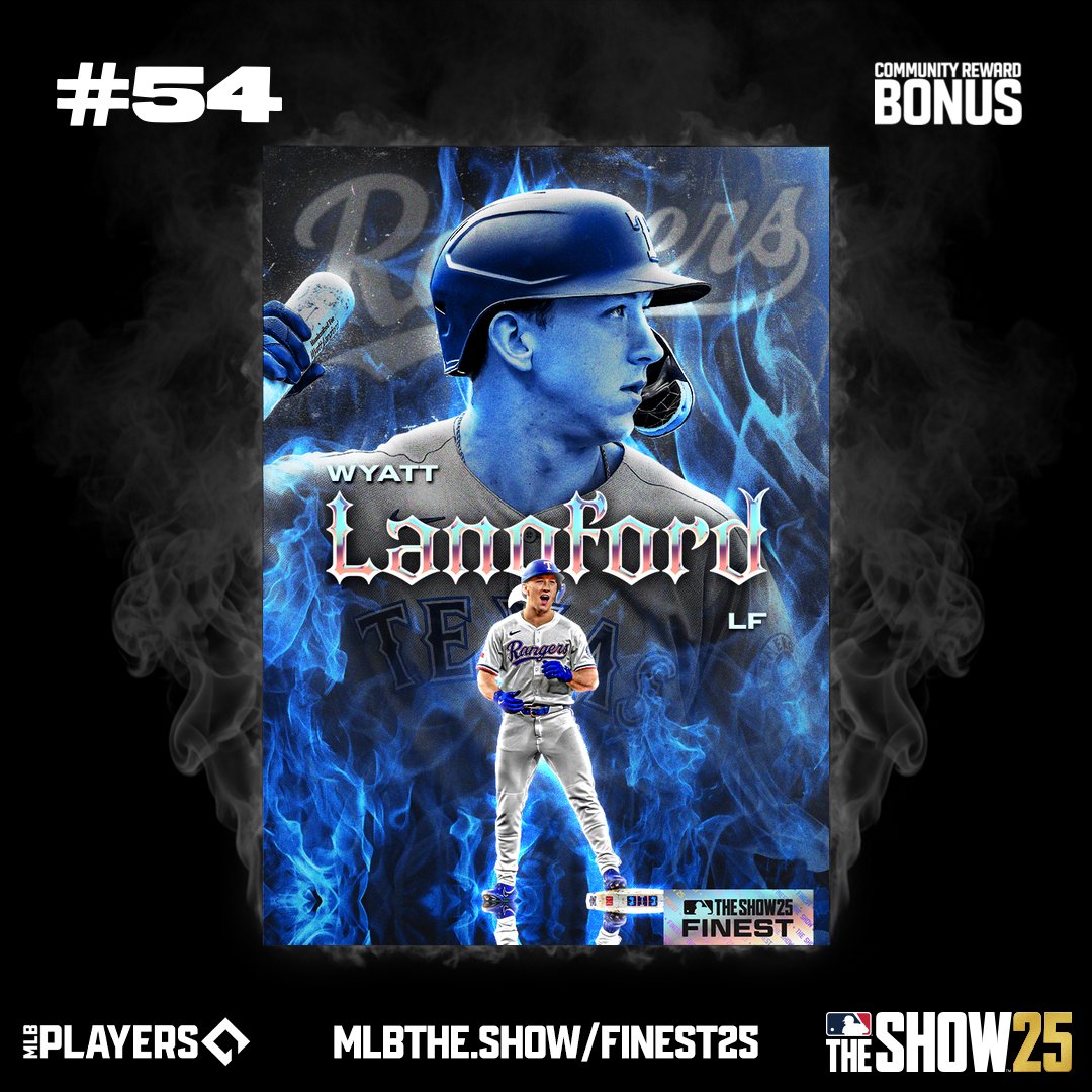 I helped reveal Rangers #FINEST2025 in @MLBTHESHOW 
mlbthe.show/finest2025

cc: <a href="/GomesDaLegend/">Gomer</a>