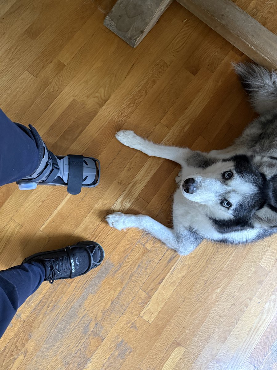 We have good days and bad days in life… and it doesn’t matter how hard you try. 

Fractured my foot on scaffolding in NYC while running.

The important thing is to keep pushing forward 💪 

Embrace the good. It’s all around 🫶